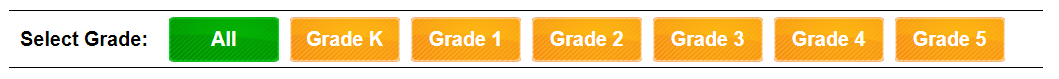Grade level filter showing buttons for All, Grade K, and Grades 1 through 5.